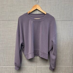 lululemon athletica Cropped Crewneck Sweatshirt - Mauve Purple